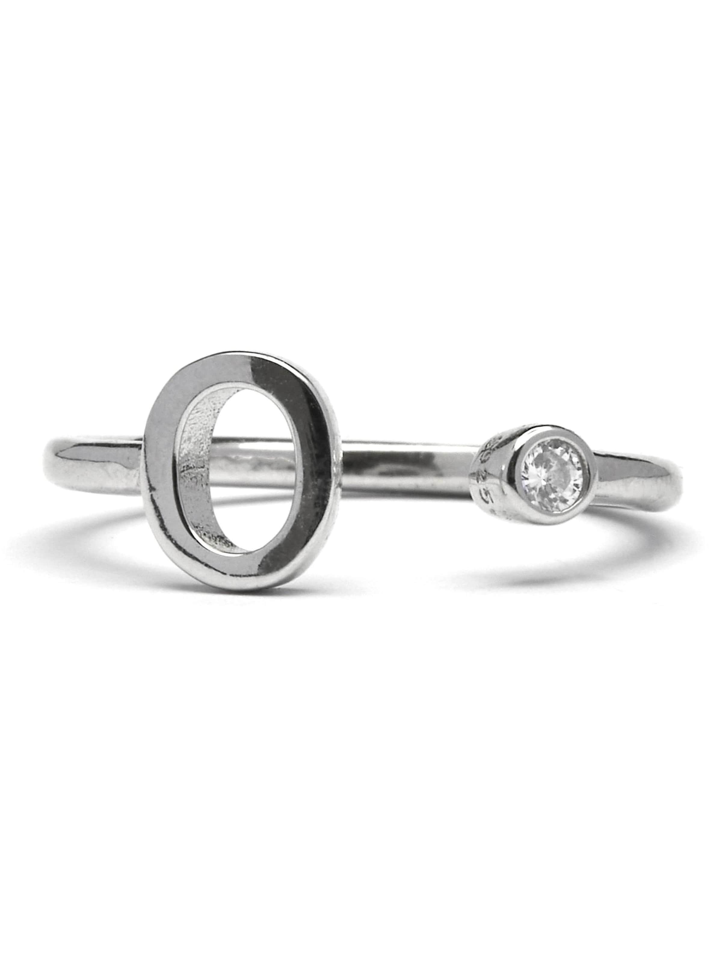 Bague 'Alphabet O' Luxenter en argent