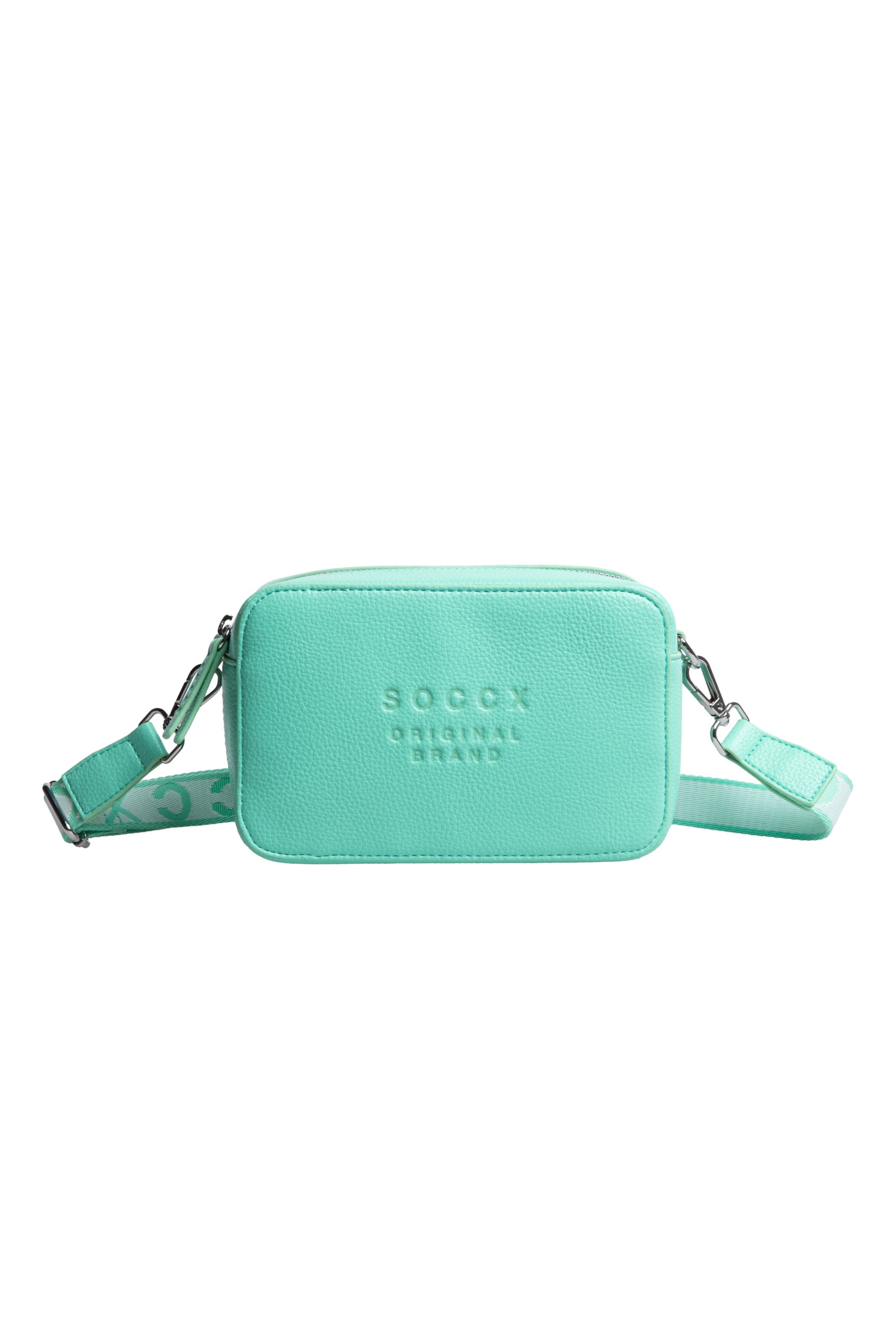 Soccx Handbag in Green: front