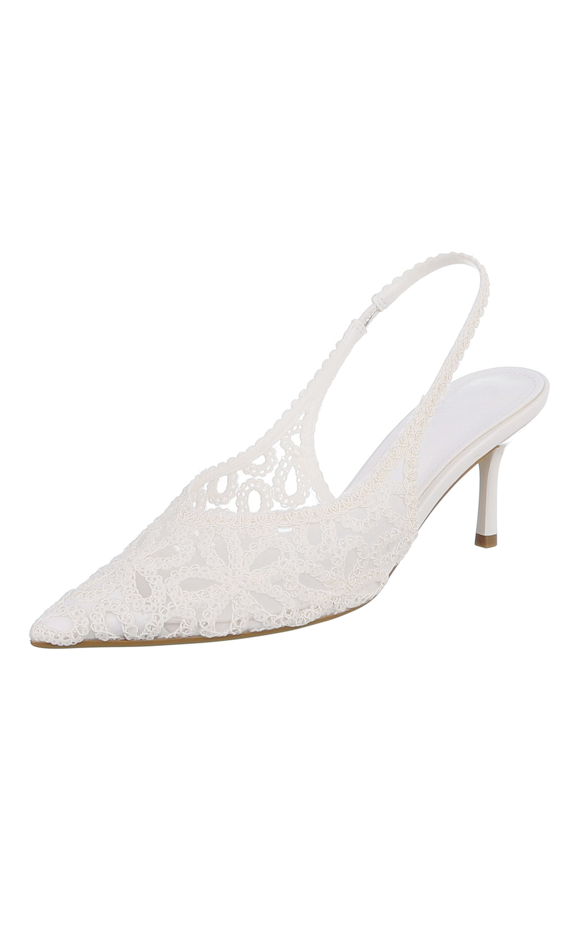 Ital-Design Slingback Pumps in 36 in White, Item view