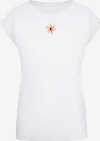 Merchcode Shirt 'Spring - Grow through' in White: front