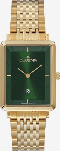 DUGENA Analog Watch in Gold: front