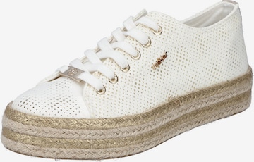 Rieker Platform trainers in White: front