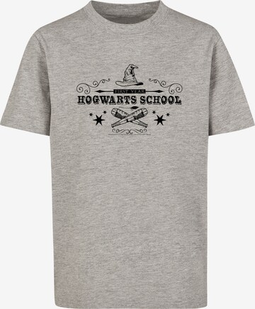 F4NT4STIC Shirt 'Harry Potter Hogwarts First Year' in Grey: front