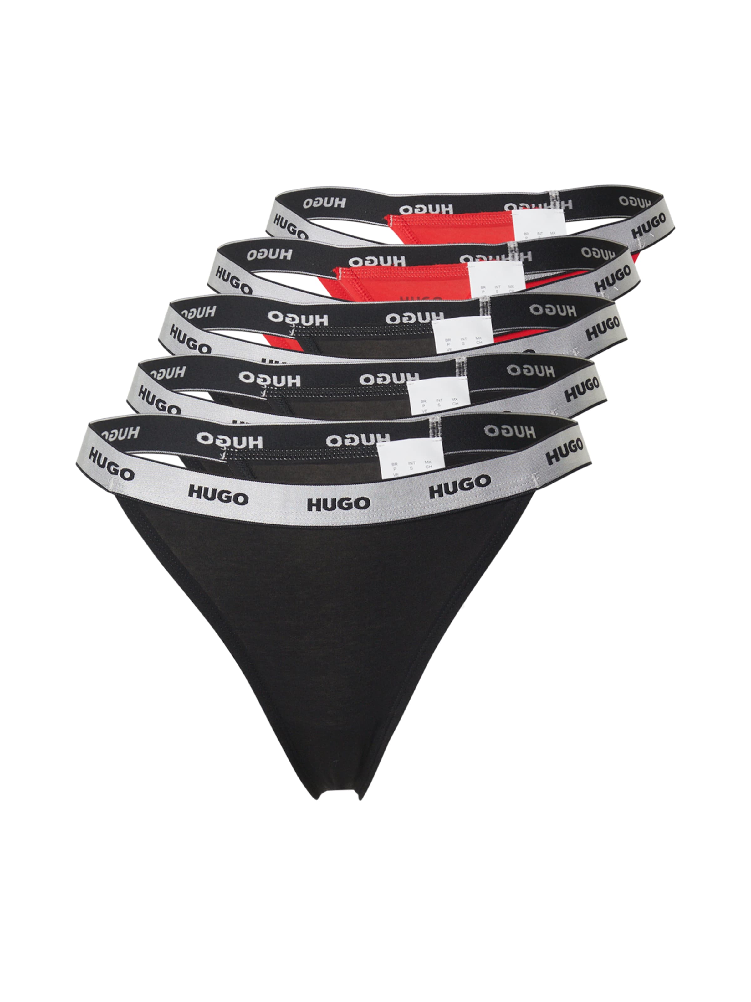 sarkans HUGO Stringu biksītes: no priekšpuses