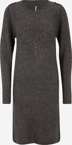 Only Tall Knitted dress 'CYRUS' in Grey: front