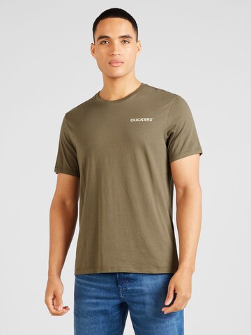 T-Shirt Dockers en vert : devant