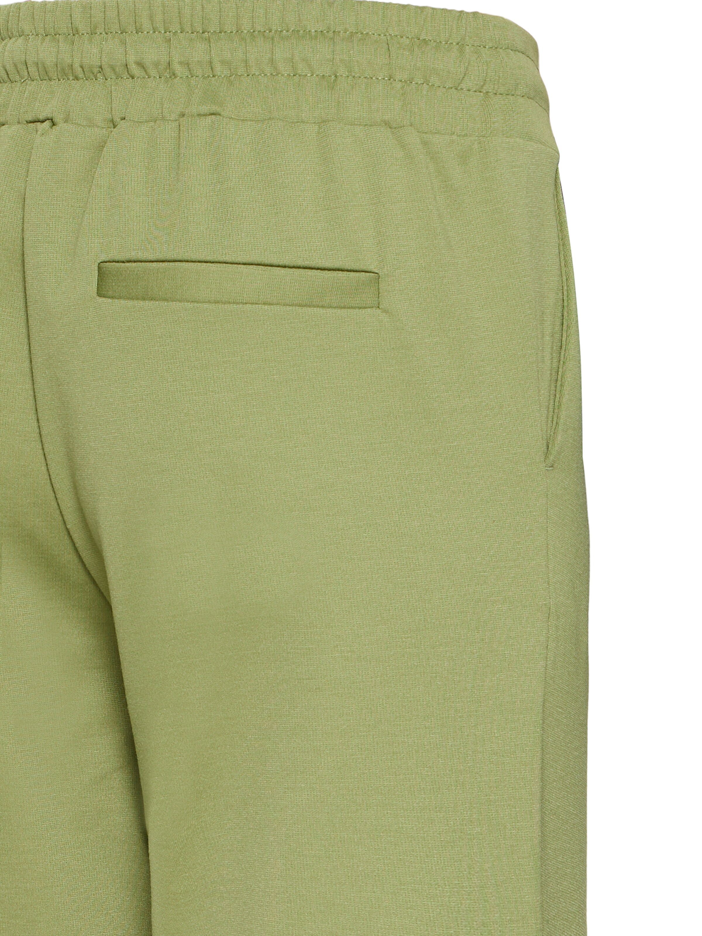 ICHI Tapered Pleat-Front Pants 'IHKATE' in Green