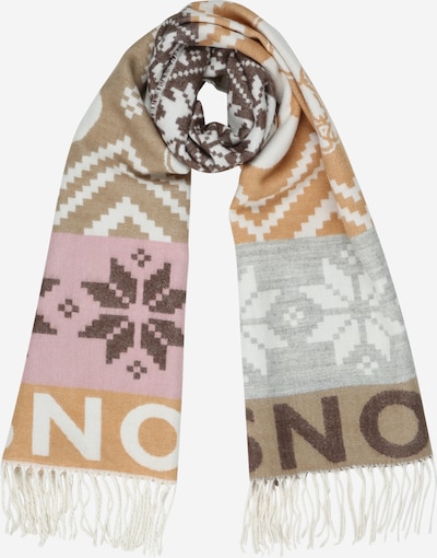 CODELLO Scarf in Grey / Khaki / Reed / Pink, Item view