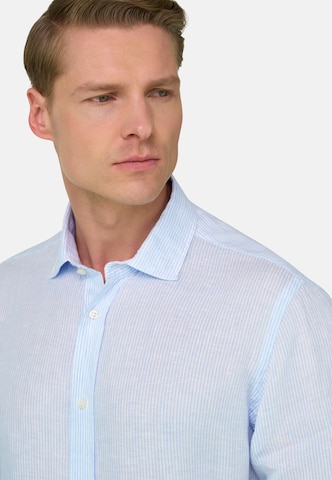 Boggi Milano Regular fit Button Up Shirt in Blue