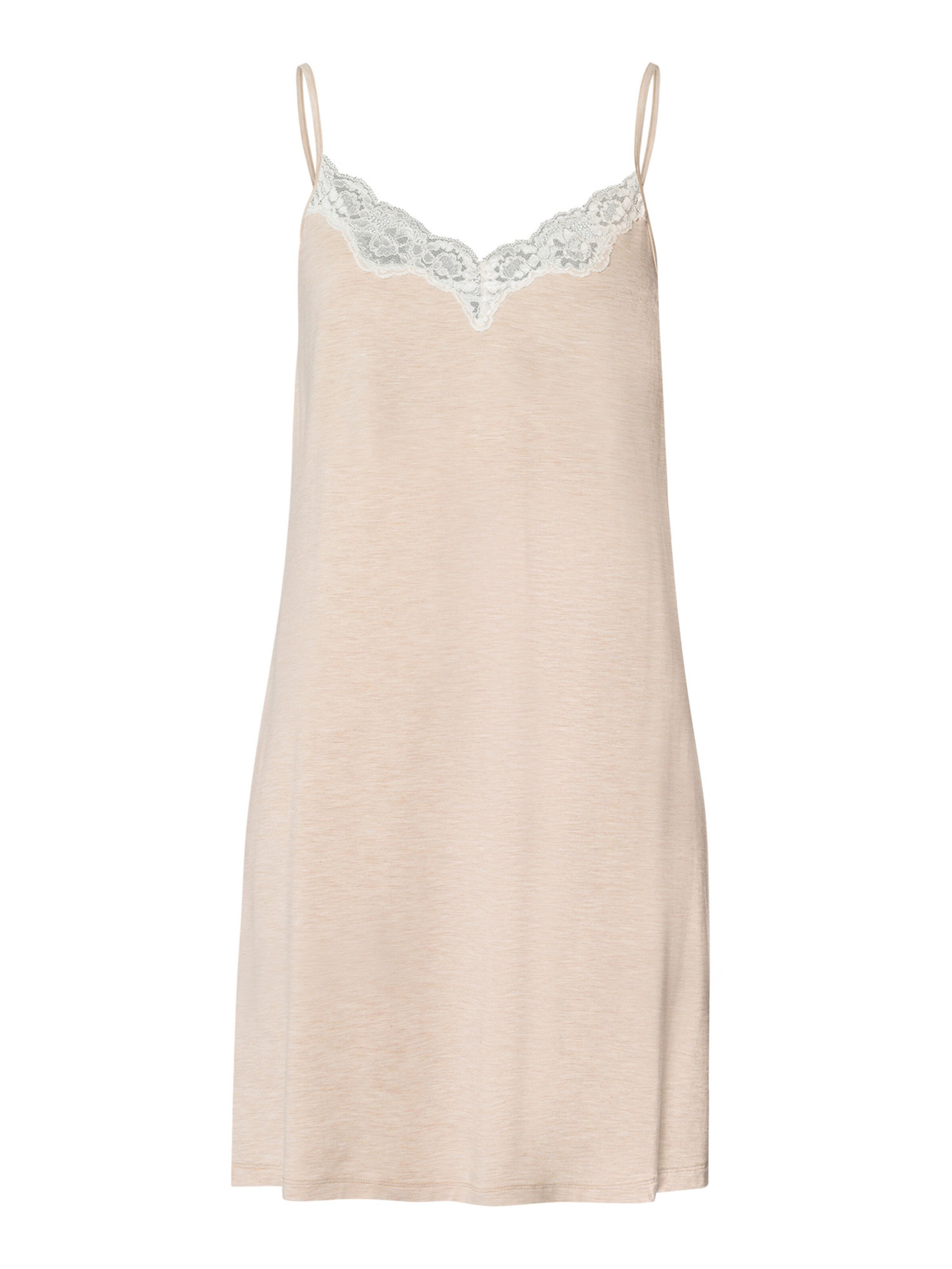 Chemise de nuit ' Natural Elegance ' Hanro en beige : devant
