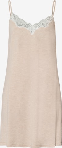 Chemise de nuit ' Natural Elegance ' Hanro en beige : devant