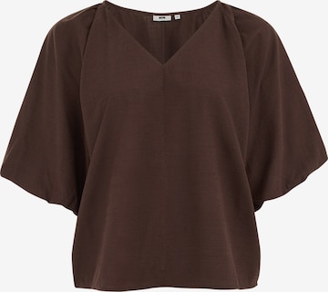 WE Fashion Pusero värissä ruskea: etupuoli