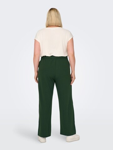 Wide Leg Pantalon à pince ONLY Carmakoma en vert