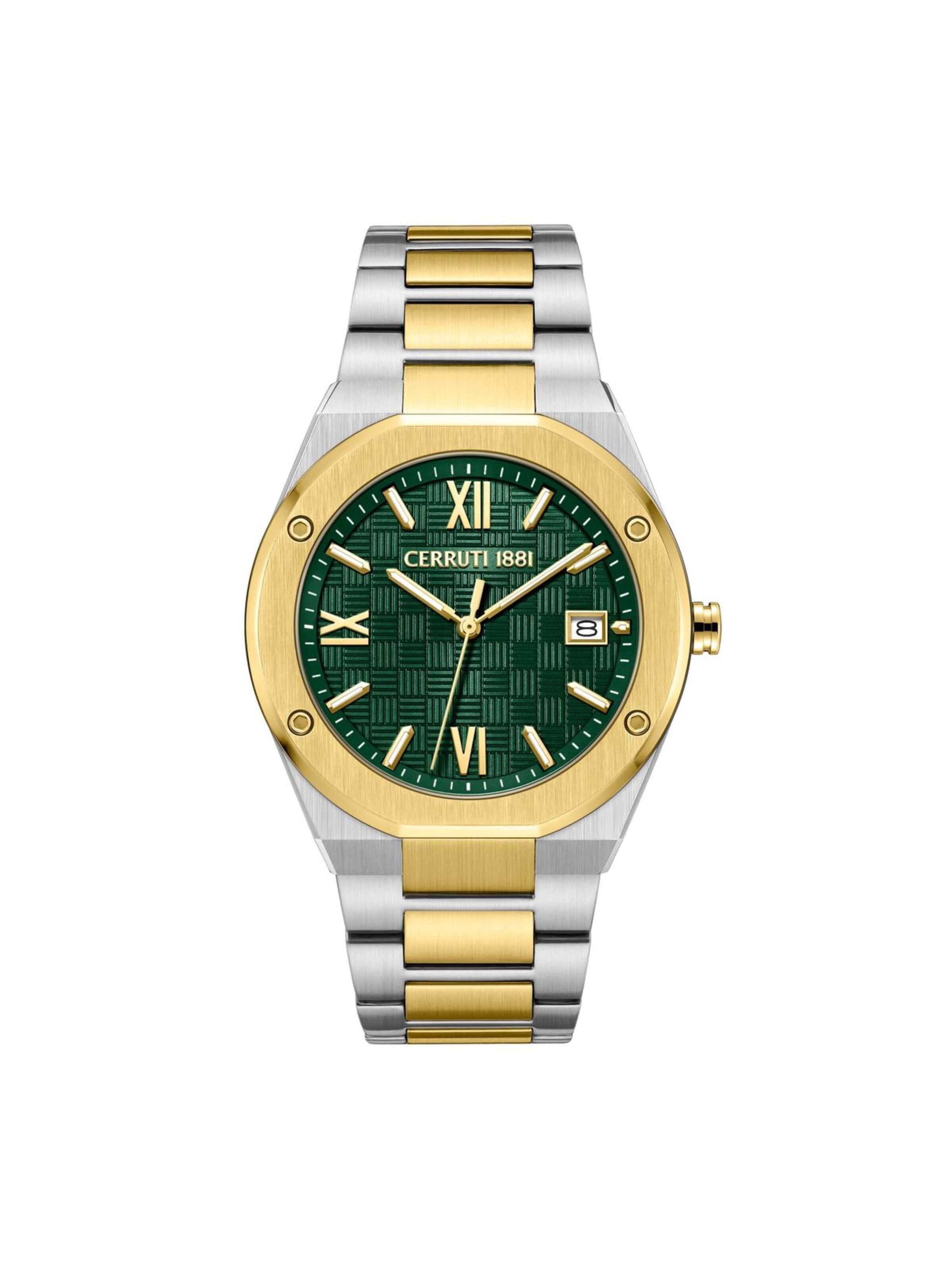 CERRUTI 1881 Analoguhr 'Date watch Lecco'‌‌‌‌‌‌ in Silber: Vorderseite