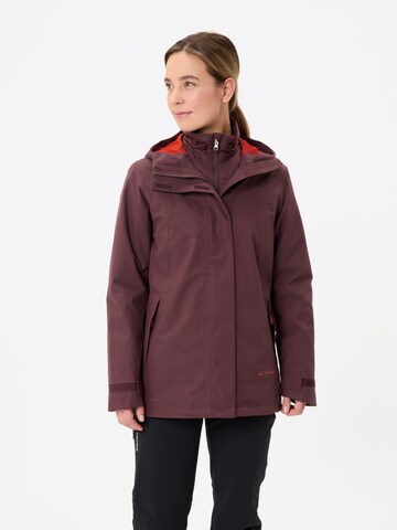VAUDE Outdoorjas 'Neyland' in Rood: voorkant