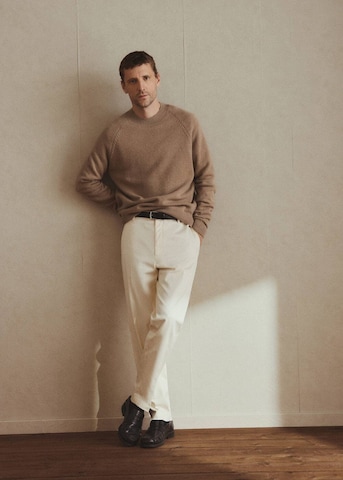 MANGO MAN Pullover 'Lory' in Braun