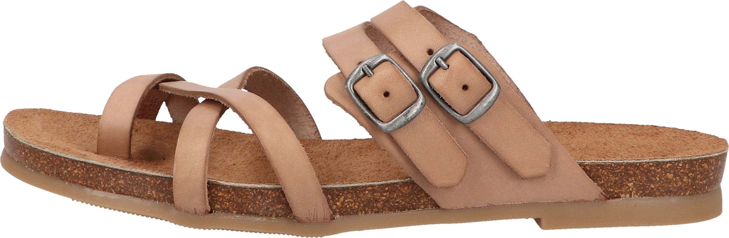 COSMOS COMFORT T-bar sandals in Beige: front