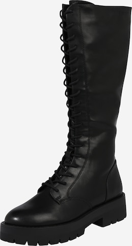 ESPRIT Lace-Up Boots in Black: front