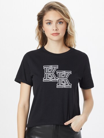 KENDALL + KYLIE Shirt in Black: front