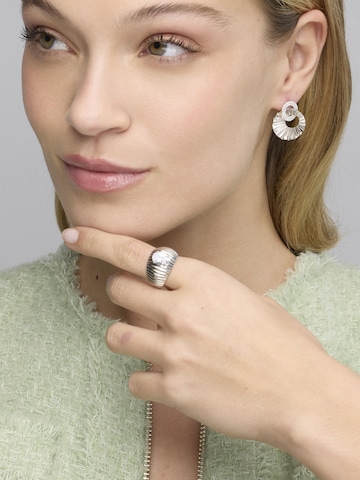 Luxenter - Pendientes 'HAFA' en blanco