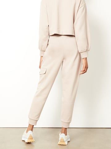 Aligne Tapered Broek 'Beda' in Beige