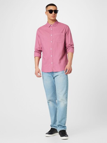 Cotton On Regular fit Button Up Shirt 'ASHBY' in Pink