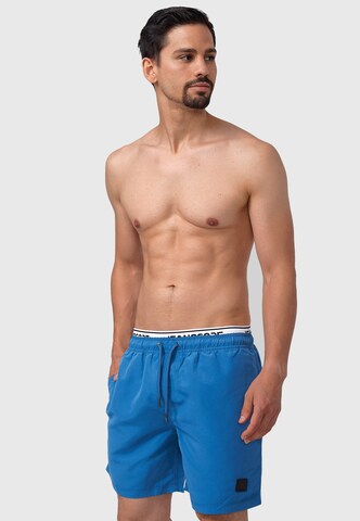 INDICODE JEANS Board Shorts in Blue