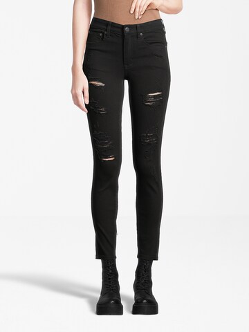 Skinny Jeans di AÉROPOSTALE in nero: frontale