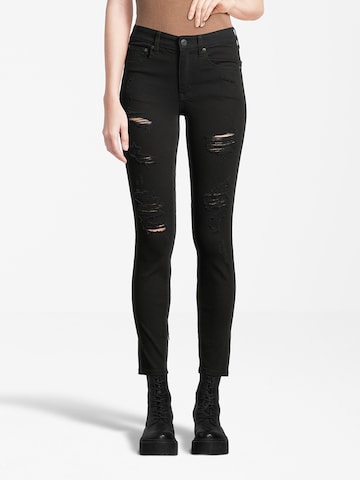 AÉROPOSTALE Skinny Jeans in Black: front