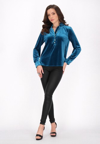 faina - Blusa en azul