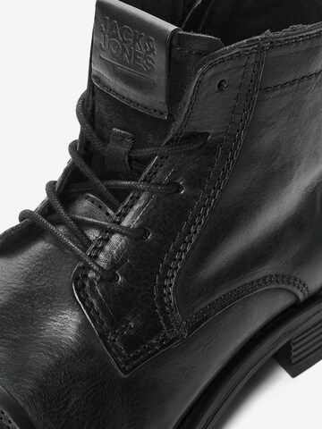 JACK & JONES Schnürboots 'Russel' in Schwarz