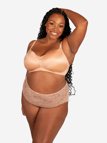 SugarShape T-shirt Bra 'Sensation ' in Brown