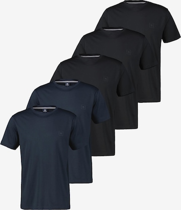LERROS Shirt 'Basic' in Blau: Vorderseite