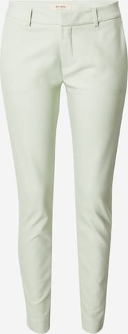 MOS MOSH Slimfit Kalhoty – zelená: přední strana
