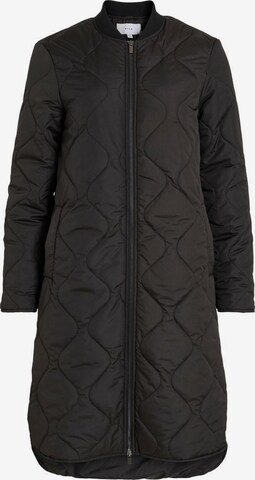 VILA Between-Seasons Coat 'Manon' in Black: front