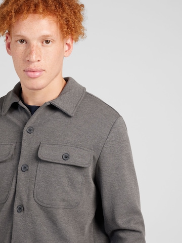 Only & Sons Comfort fit Button Up Shirt 'New Kodyl' in Grey