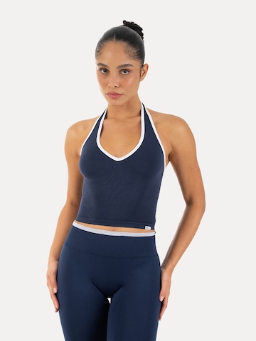 Smilodox Sporttop in Blauw: voorkant