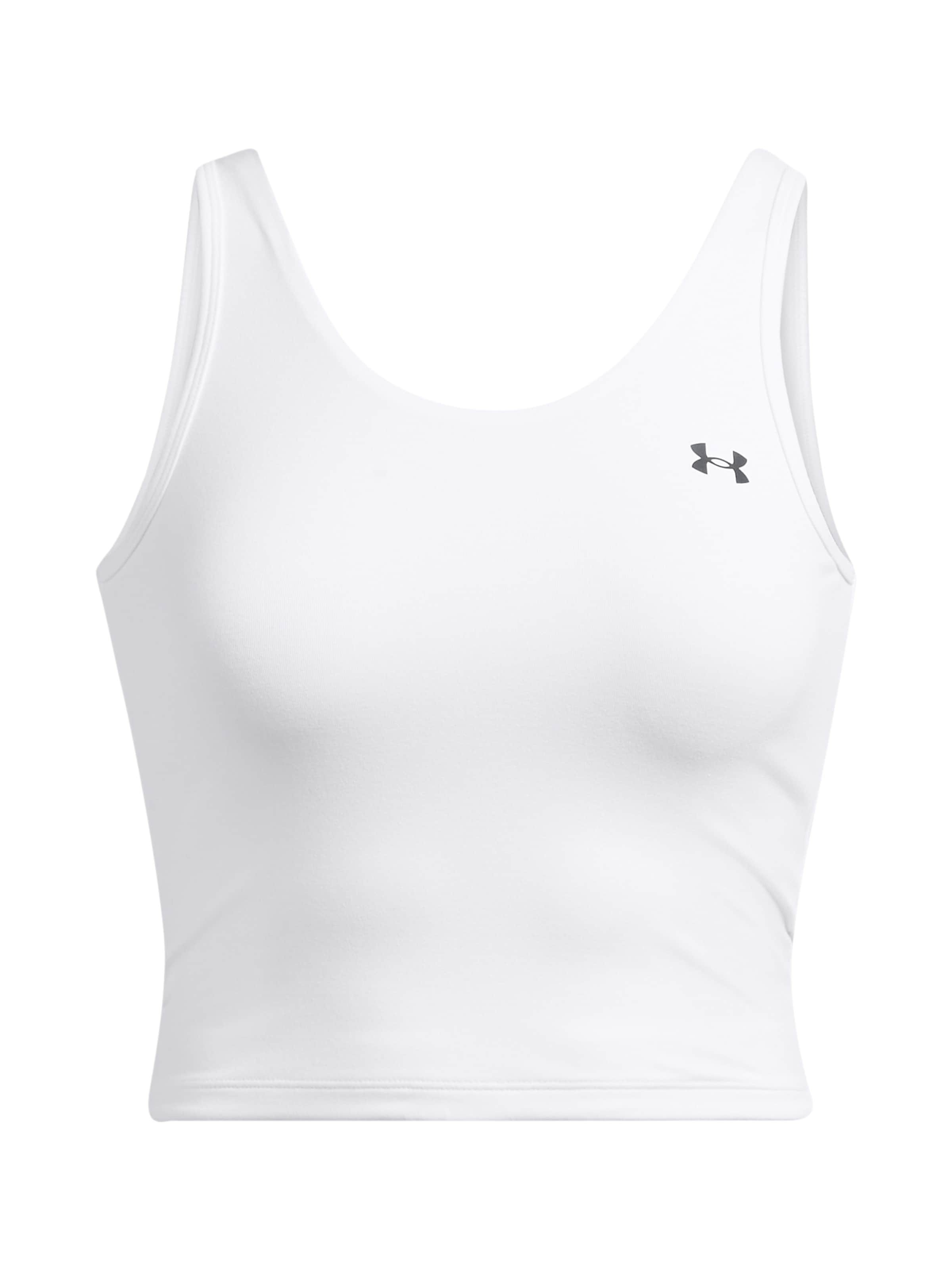UNDER ARMOUR Športni top 'EMEA' | bela barva: sprednja stran