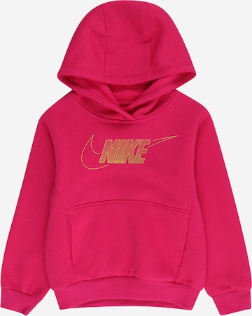 Nike Sportswear Sweatshirt 'Club Fleece' in Pink: predná strana