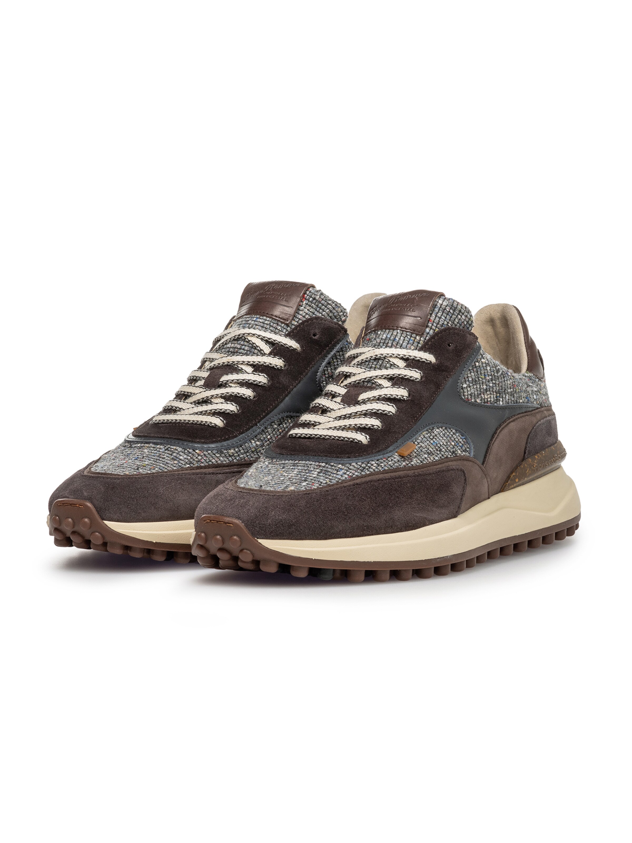 Floris van Bommel Platform trainers 'Noppi 43' in Grey