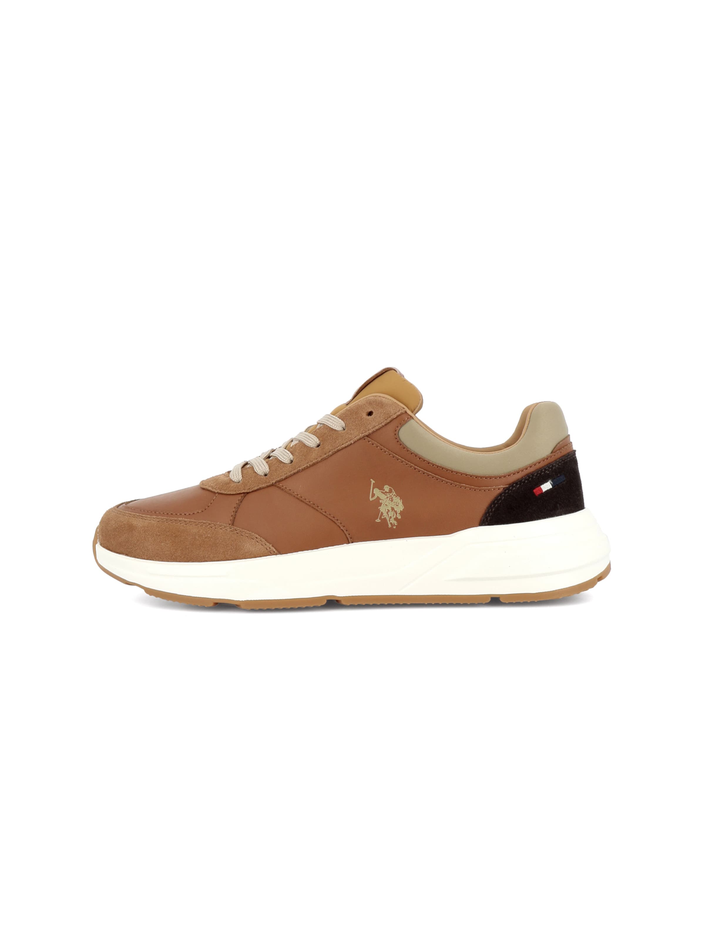 Baskets basses 'Parker' US POLO ASSN. en marron : devant