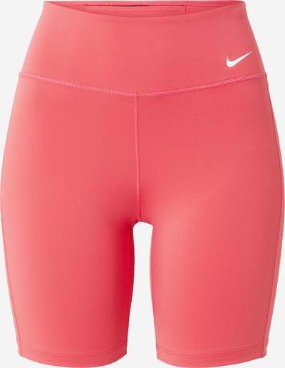 NIKE Sports trousers 'ONE' in Light red / White, Item view