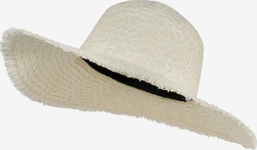 styleBREAKER Hut 'Papierstroh Sonnenhut Geflochten' in Beige: Vorderseite