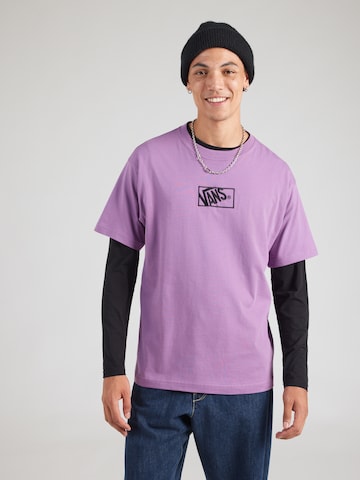 VANS - Camiseta 'Blocked Box' en lila: frente