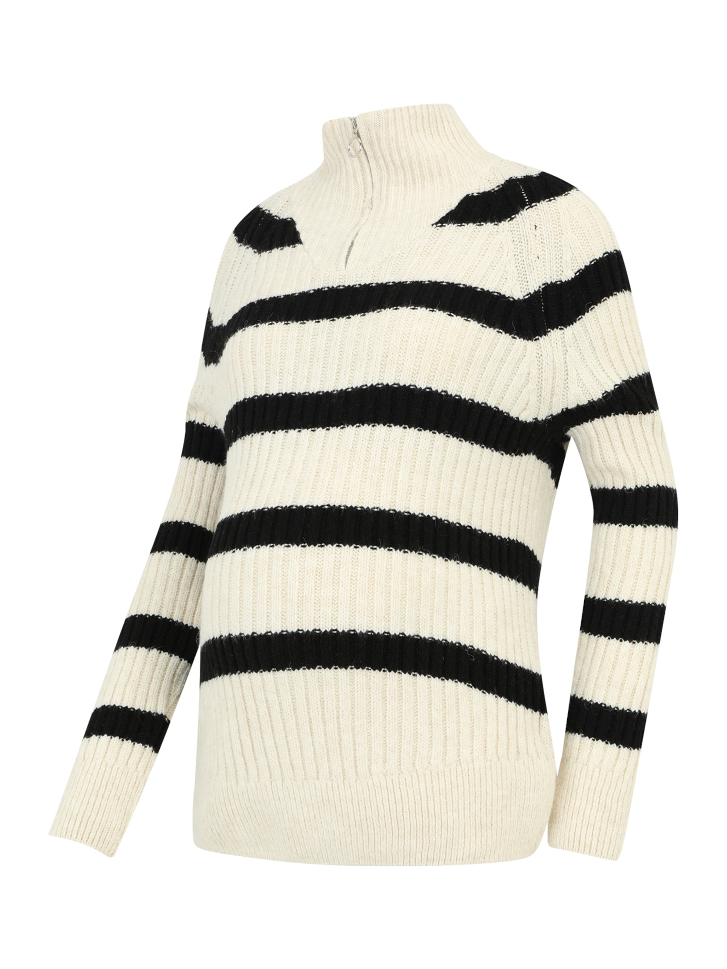 Only Maternity Jersey 'OLMleise Freya' en crema / negro, Vista del producto