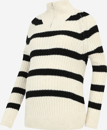 Only Maternity - Jersey 'OLMleise Freya' en beige: frente