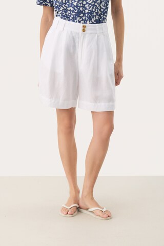 Regular Pantalon 'Raine' Part Two en blanc : devant