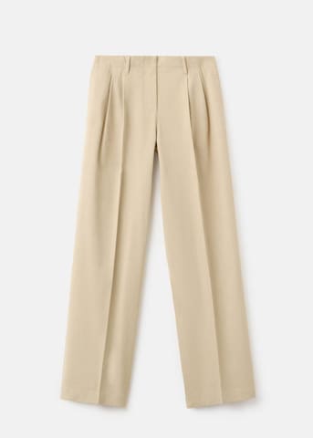 MANGO Regular Hose 'Tomtom' in Beige