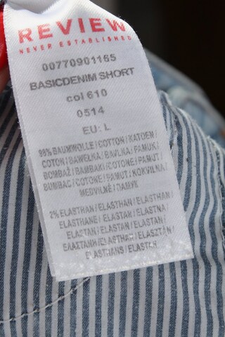 Review Jeansshorts L in Blau