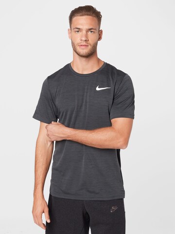 NIKE Performance shirt 'Pro' in Black: front